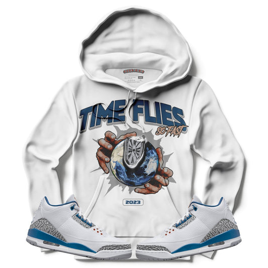 Time Flies (Air Jordan 3 “Wizards” PE) Hoodie