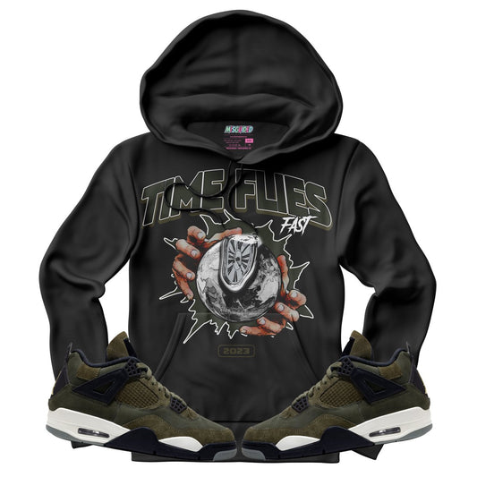 Time Flies (Air Jordan 4 Craft "Olive") Hoodie