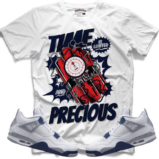Time Ticking (Retro 4 Midnight Navy) T-Shirt