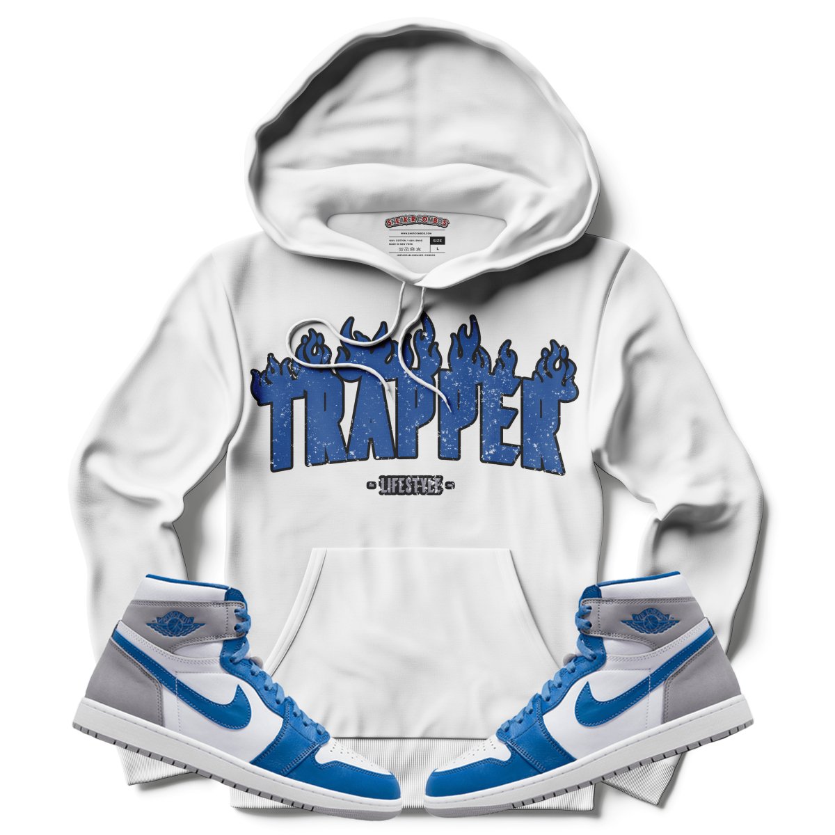 Trapper (Retro 1 True Blue) Hoodie
