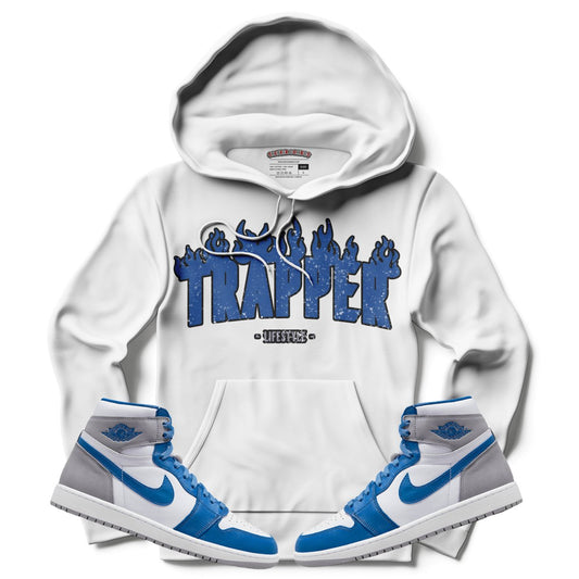 Trapper (Retro 1 True Blue) Hoodie