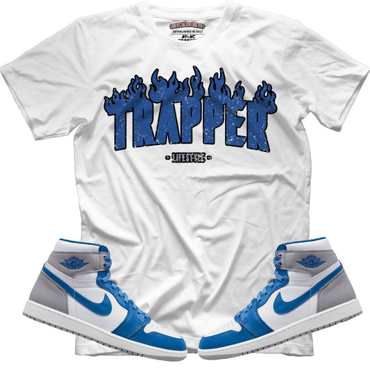 Trapper (Retro 1 True Blue) T-Shirt
