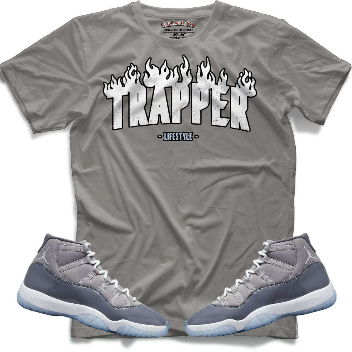 Trapper (Retro 11 Cool Grey) T-shirt