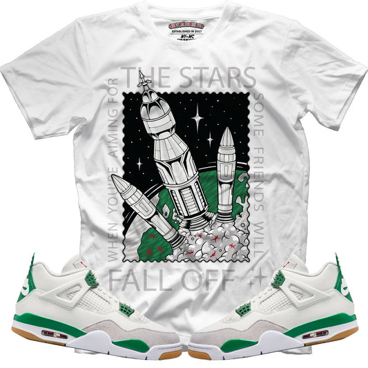 When Aiming For The Stars (NIKE SB X AIR JORDAN 4 PINE GREEN) T-Shirt