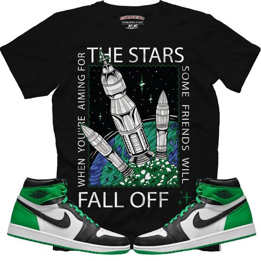 When You're Aiming For The Stars (Air Jordan 1 Lucky Green) T-Shirt
